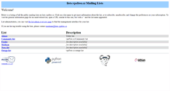 Desktop Screenshot of lists.vpsfree.cz
