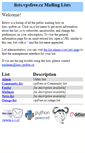Mobile Screenshot of lists.vpsfree.cz
